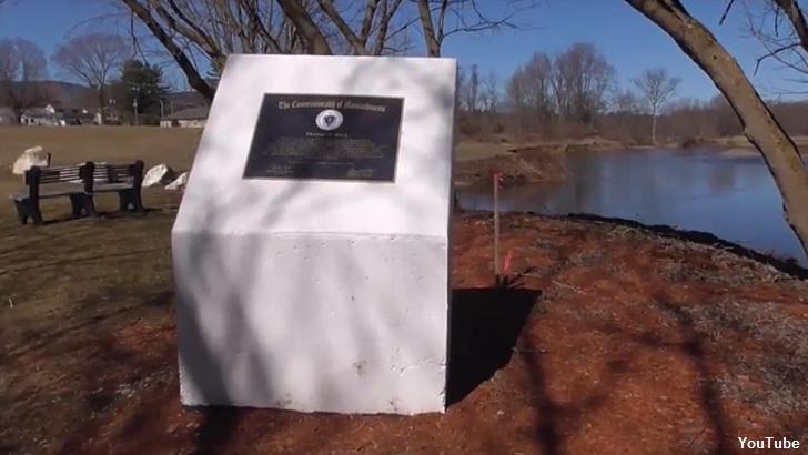 Sheffield MA Removed UFO Monument