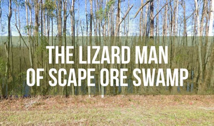 The Lizard Man of Scape Ore Swamp South Carolina