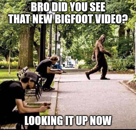 New Bigfoot video? Looking it up now